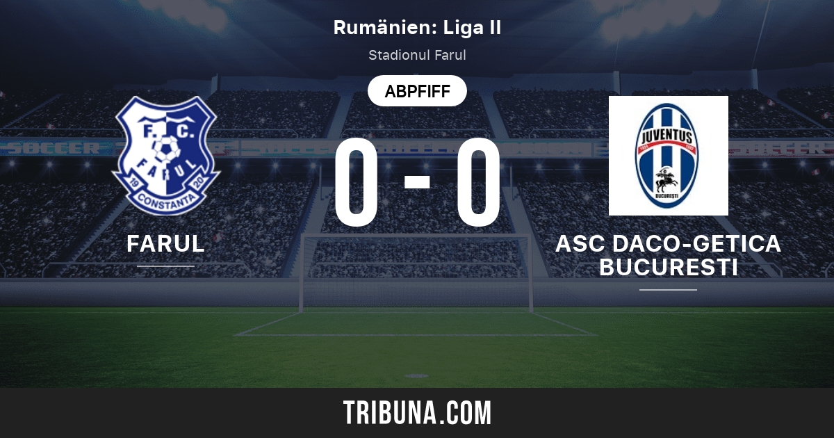Farul ConstanÅ£a 1920 Vs Asc Daco Getica Bucuresti Head To Head Statistiken Des Spiels 15 05 2019 Tribuna Com