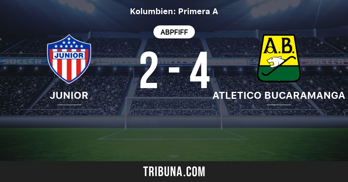 Junior Vs Atletico Bucaramanga Live Score Stream Und Head To Head Ergebnisse 27 07 2003 Vorschau Der Partie Junior Vs Atletico Bucaramanga Team Anstosszeit Tribuna Com