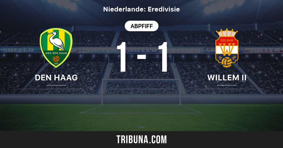 Ado Den Haag Vs Willem Ii Tilburg Live Score Stream Und Head To Head Ergebnisse 01 04 2006 Vorschau Der Partie Ado Den Haag Vs Willem Ii Tilburg Team Anstosszeit Tribuna Com