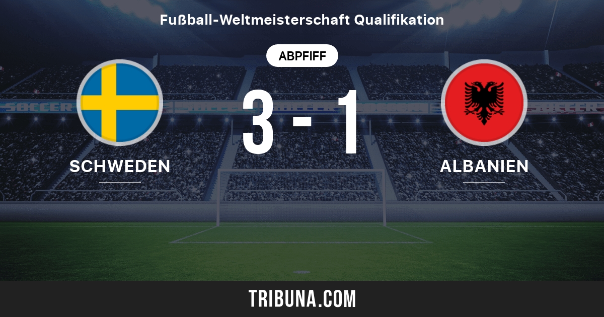 Schweden Vs Albanien Live Score Stream Und Head To Head Ergebnisse 08 10 1989 Vorschau Der Partie Schweden Vs Albanien Team Anstosszeit Tribuna Com