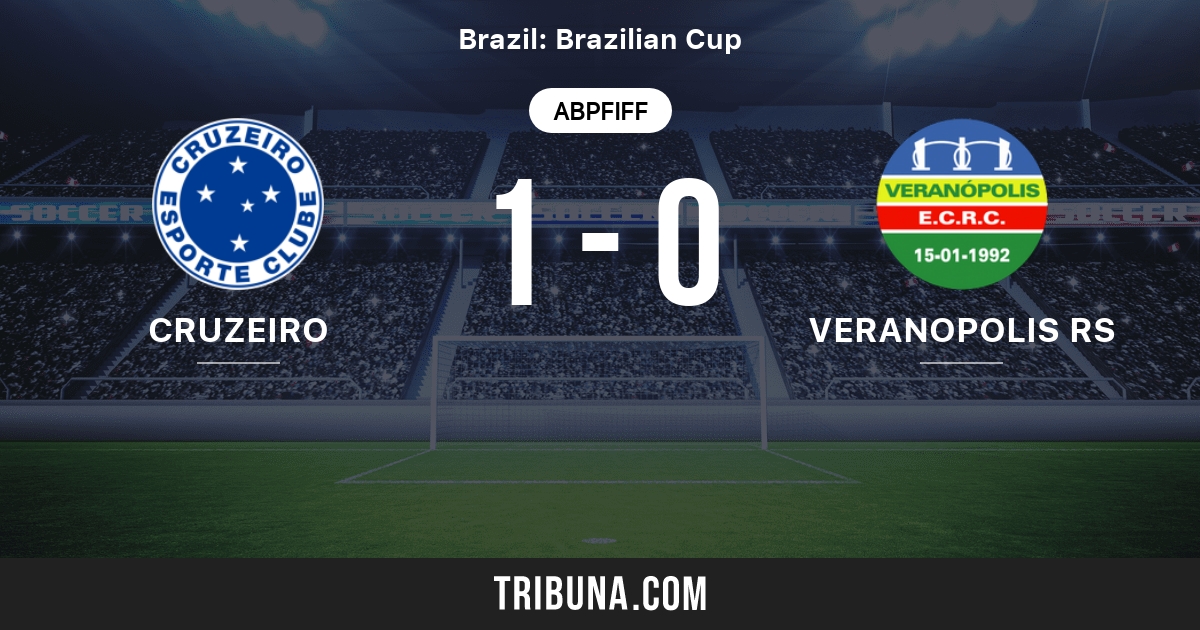 Cruzeiro Mg Vs Veranopolis Rs Live Score Stream Und Head To Head Ergebnisse 28 02 2007 Vorschau Der Partie Cruzeiro Mg Vs Veranopolis Rs Team Anstosszeit Tribuna Com