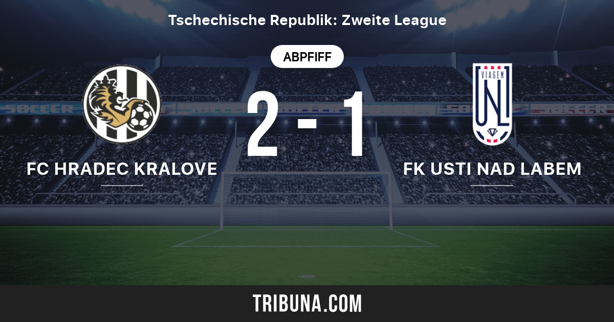 Fc Hradec Kralove Vs Fk Usti Nad Labem Live Score Stream Und Head To Head Ergebnisse 16 03 2007 Vorschau Der Partie Fc Hradec Kralove Vs Fk Usti Nad Labem Team Anstosszeit Tribuna Com