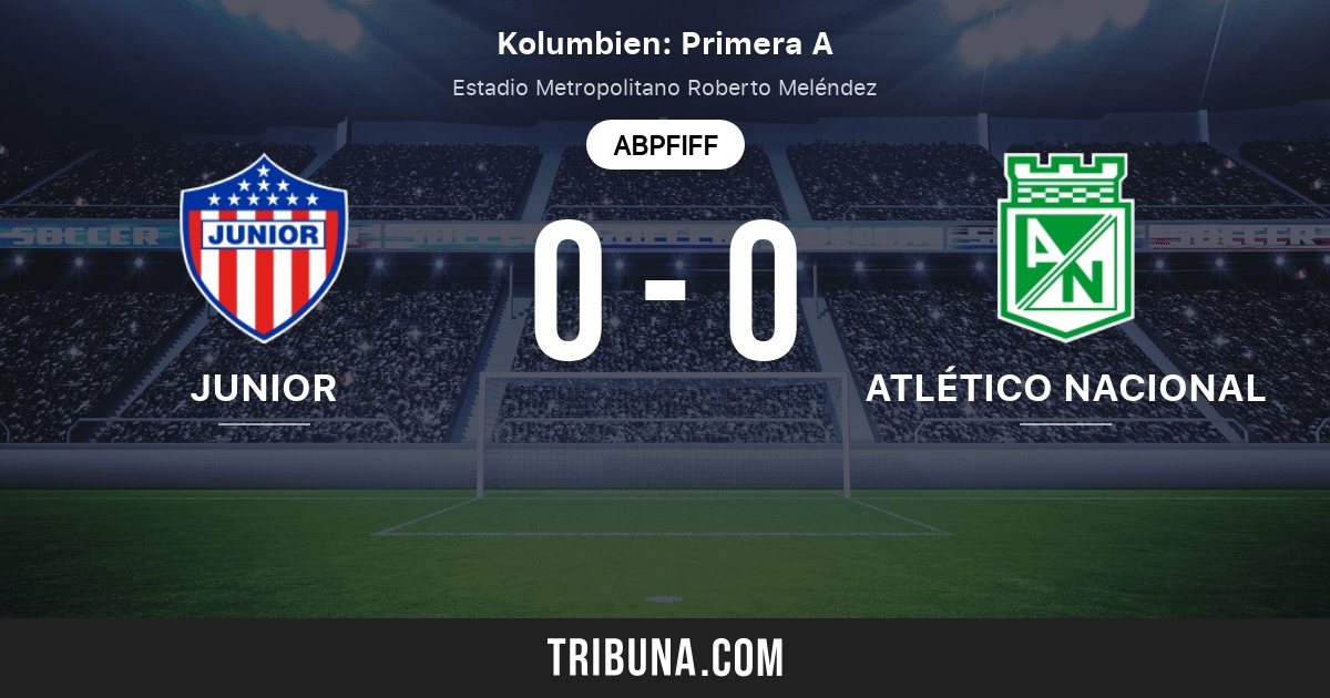 Junior Vs Atletico Nacional Medellin Live Score Stream Und Head To Head Ergebnisse 24 11 2013 Vorschau Der Partie Junior Vs Atletico Nacional Medellin Team Anstosszeit Tribuna Com