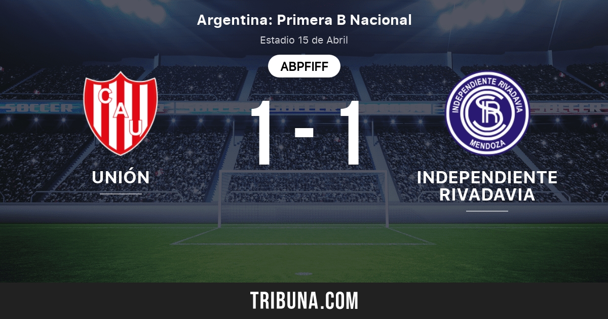Union De Santa Fe Vs Independiente Rivadavia Live Score Stream Und Head To Head Ergebnisse 25 05 2014 Vorschau Der Partie Union De Santa Fe Vs Independiente Rivadavia Team Anstosszeit Tribuna Com