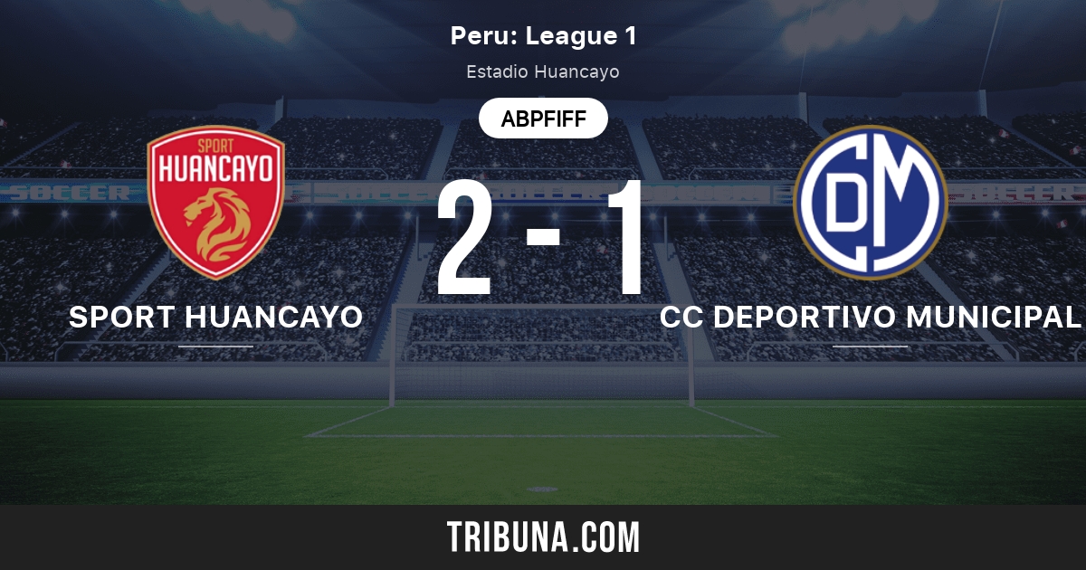 Sport Huancayo Vs Cc Deportivo Municipal Live Score Stream Und Head To Head Ergebnisse 09 07 2016 Vorschau Der Partie Sport Huancayo Vs Cc Deportivo Municipal Team Anstosszeit Tribuna Com
