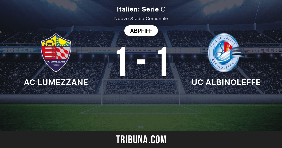 Ac Lumezzane Vs Uc Albinoleffe Live Score Stream Und Head To Head Ergebnisse 15 04 2017 Vorschau Der Partie Ac Lumezzane Vs Uc Albinoleffe Team Anstosszeit Tribuna Com