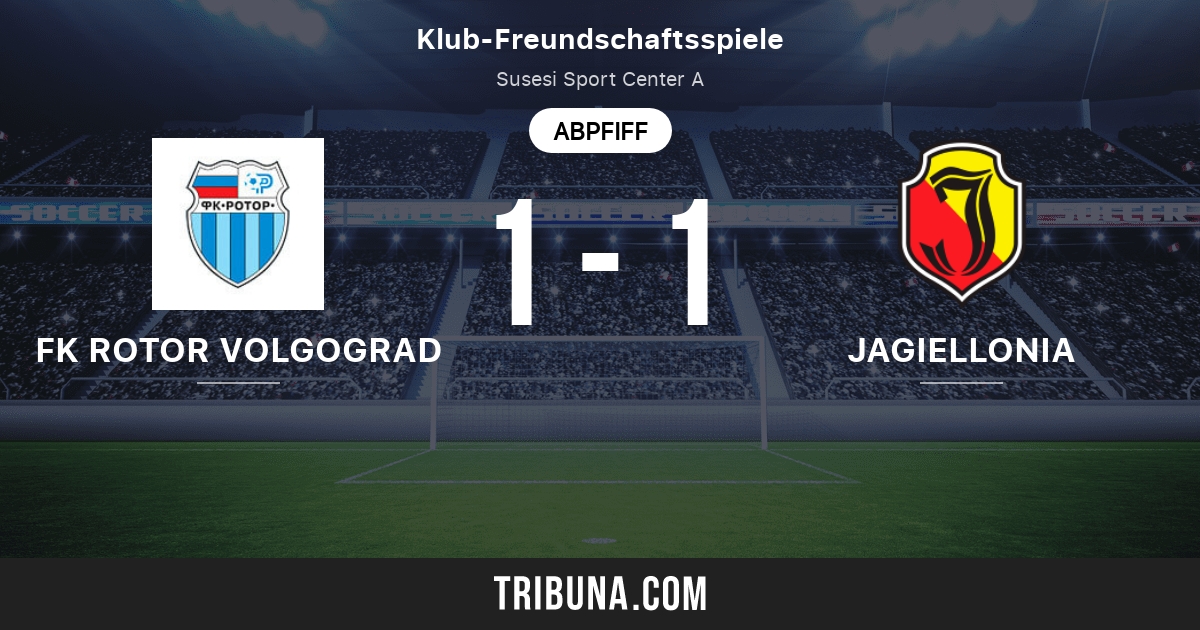 Fk Rotor Volgograd Vs Jagiellonia Bialystok Live Score Stream Und Head To Head Ergebnisse 21 01 2021 Vorschau Der Partie Fk Rotor Volgograd Vs Jagiellonia Bialystok Team Anstosszeit Tribuna Com