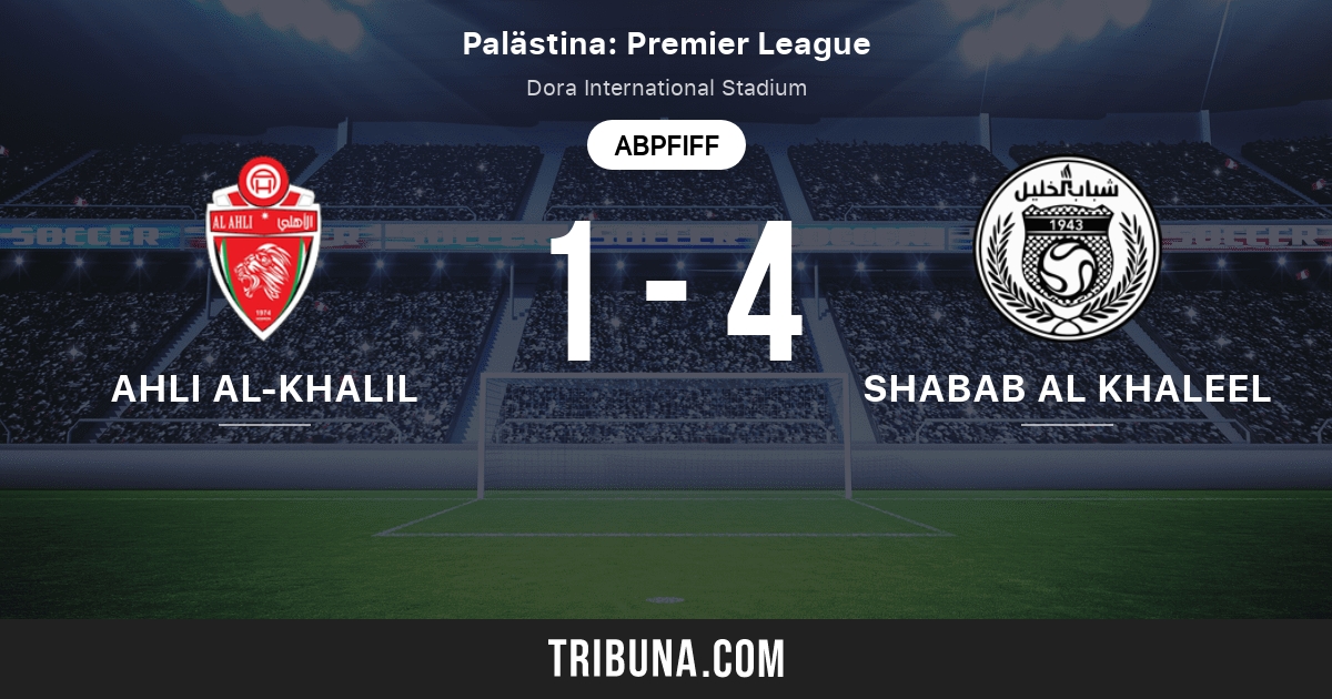 Ahli Al Khalil Vs Shabab Al Khaleel Rangliste In West Bank Premier League 04 03 2021