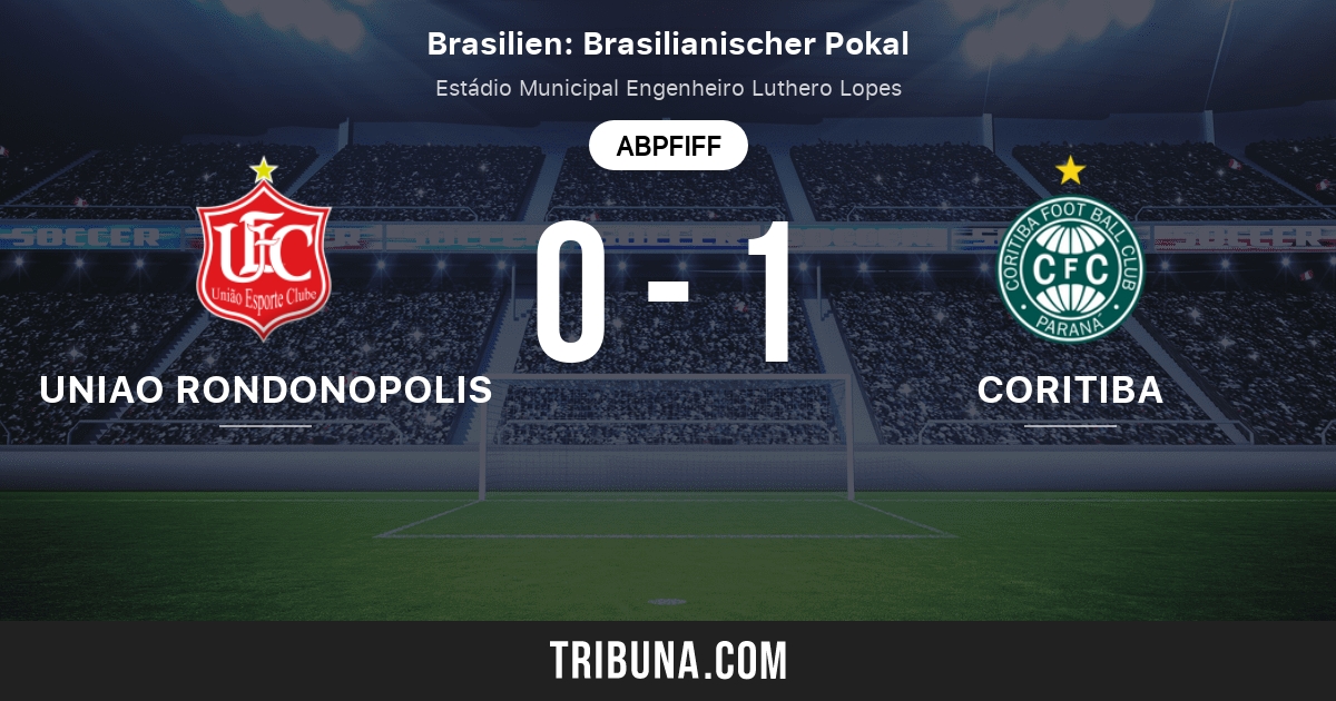 Uniao Rondonopolis Vs Coritiba Pr Rangliste In Copa Do Brasil 18 03 2021