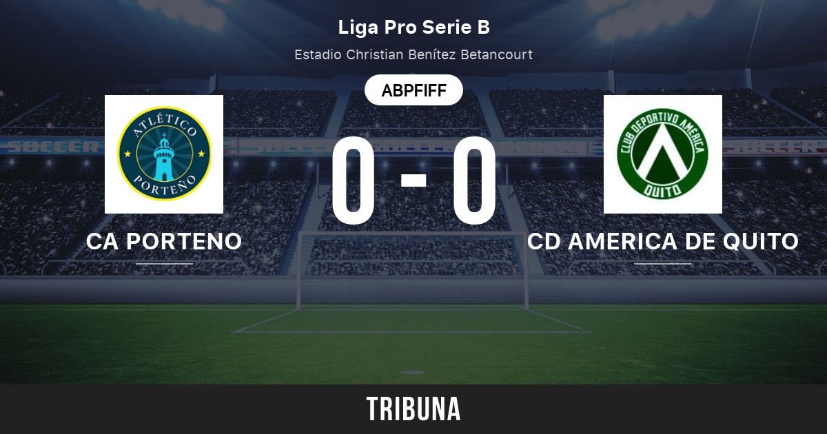 Ca Porteno Vs Cd America De Quito Live Score Stream Und Head To Head Ergebnisse 30 03 2021 Vorschau Der Partie Ca Porteno Vs Cd America De Quito Team Anstosszeit Tribuna Com