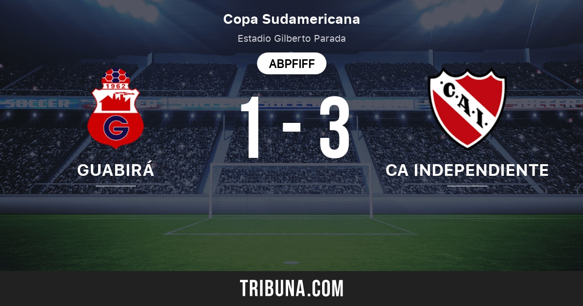 Guabirá Vs. Independiente - Rpd30nokwxeakm - First four ...