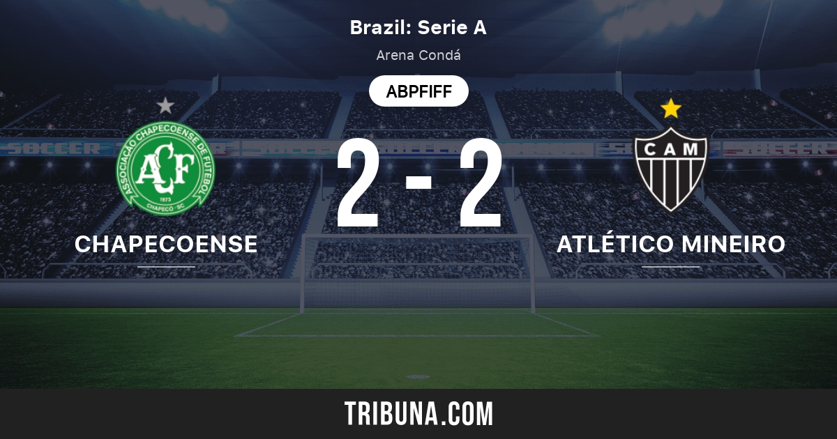 Chapecoense Sc Vs Atletico Mg Live Score Stream Und Head To Head Ergebnisse 06 10 2021 Vorschau Der Partie Chapecoense Sc Vs Atletico Mg Team Anstosszeit Tribuna Com