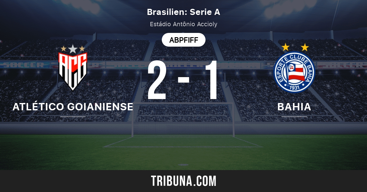 Atletico Go Vs Ec Bahia Rangliste In Copa Paulista 24 11 2021