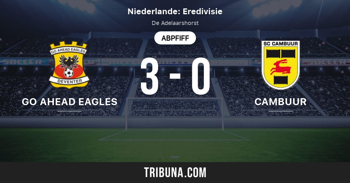 Go Ahead Eagles Vs Cambuur Live Score Stream Und Head To Head Ergebnisse 20 03 2022 Vorschau Der Partie Go Ahead Eagles Vs Cambuur Team Anstosszeit Tribuna Com