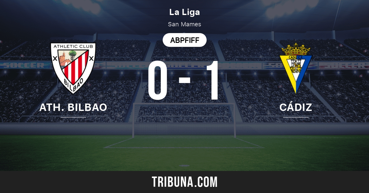 Athletic Bilbao Vs Cadiz Live Score Stream Und Head To Head Ergebnisse 07 11 2021 Vorschau Der Partie Athletic Bilbao Vs Cadiz Team Anstosszeit Tribuna Com
