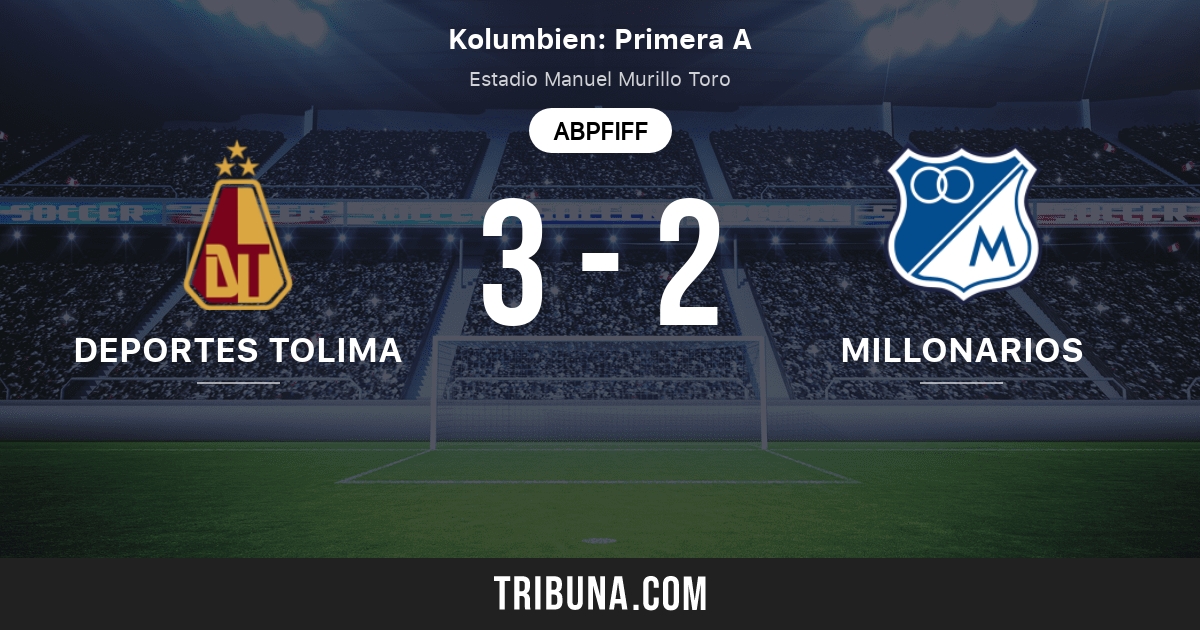 Deportes Tolima Vs Millonarios Live Score Stream Und Head To Head Ergebnisse 07 11 2021 Vorschau Der Partie Deportes Tolima Vs Millonarios Team Anstosszeit Tribuna Com