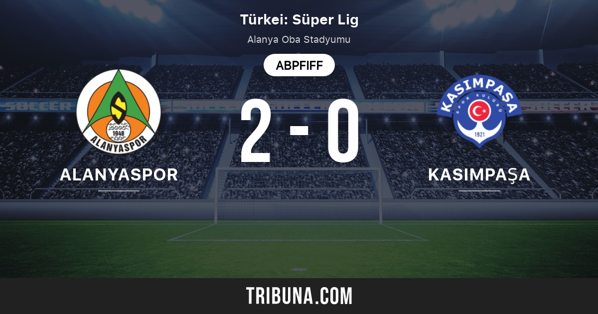 Alanyaspor Vs Kasimpasa Live Score Stream Und Head To Head Ergebnisse 23 09 2021 Vorschau Der Partie Alanyaspor Vs Kasimpasa Team Anstosszeit Tribuna Com