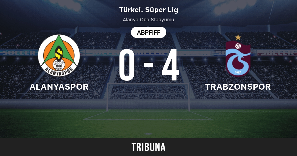 Alanyaspor vs Trabzonspor: Rangliste in Türkei. Süper Lig - 20.02.2022