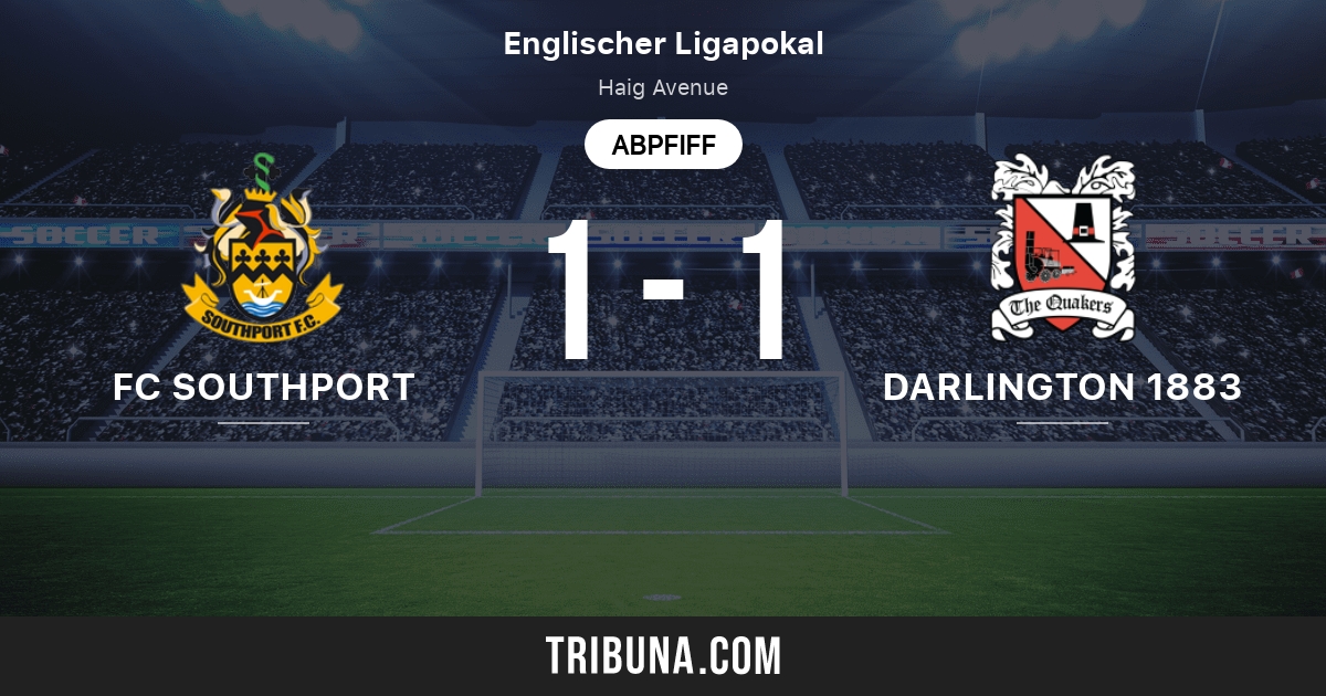 fc southport vs darlington 1883 live score stream und head to head ergebnisse 27 11 2021 vorschau der partie fc southport vs darlington 1883 team anstosszeit tribuna com