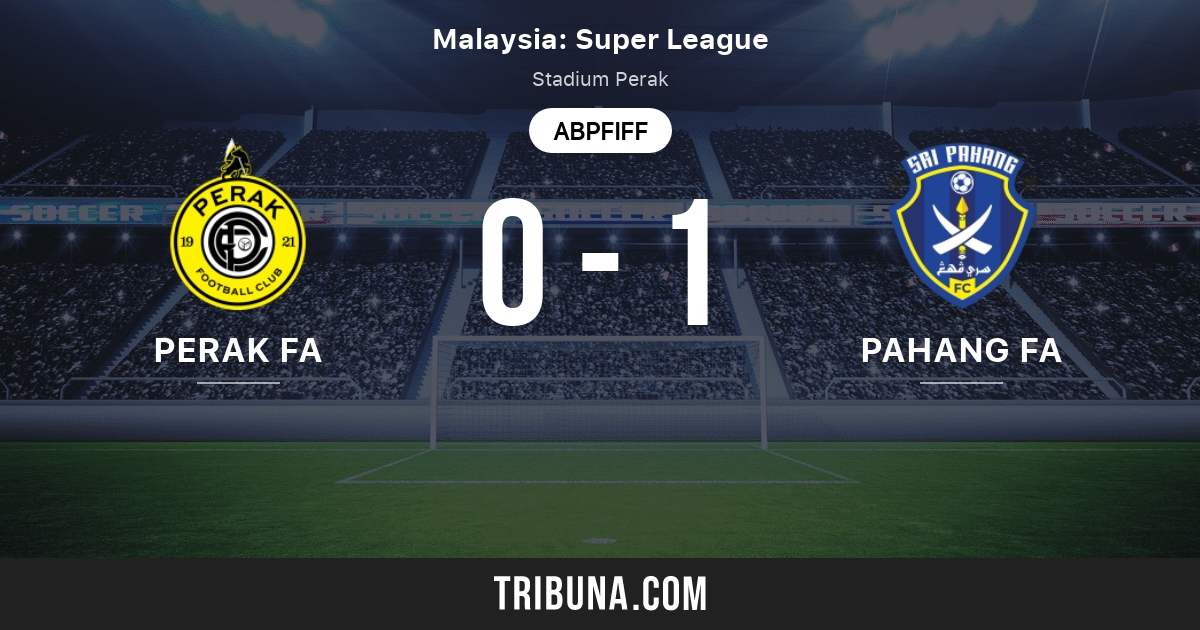 Perak Fa Vs Pahang Fa Live Score Stream Und Head To Head Ergebnisse 20 04 2019 Vorschau Der Partie Perak Fa Vs Pahang Fa Team Anstosszeit Tribuna Com