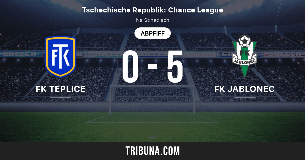 Fk Teplice Vs Fk Jablonec Live Score Stream Und Head To Head Ergebnisse 15 01 2021 Vorschau Der Partie Fk Teplice Vs Fk Jablonec Team Anstosszeit Tribuna Com
