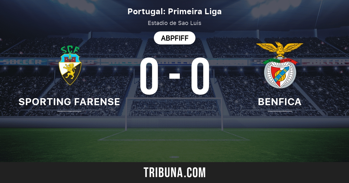 Sporting Farense Vs Benfica Live Score Stream Und Head To Head Ergebnisse 21 02 2021 Vorschau Der Partie Sporting Farense Vs Benfica Team Anstosszeit Tribuna Com