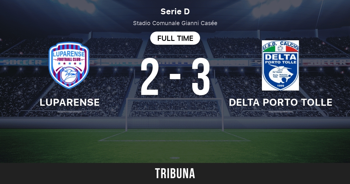 Luparense vs Delta Porto Tolle: Live Score, Stream and H2H results  10/25/2020. Preview match Luparense vs Delta Porto Tolle, team, start time.  Tribuna.com