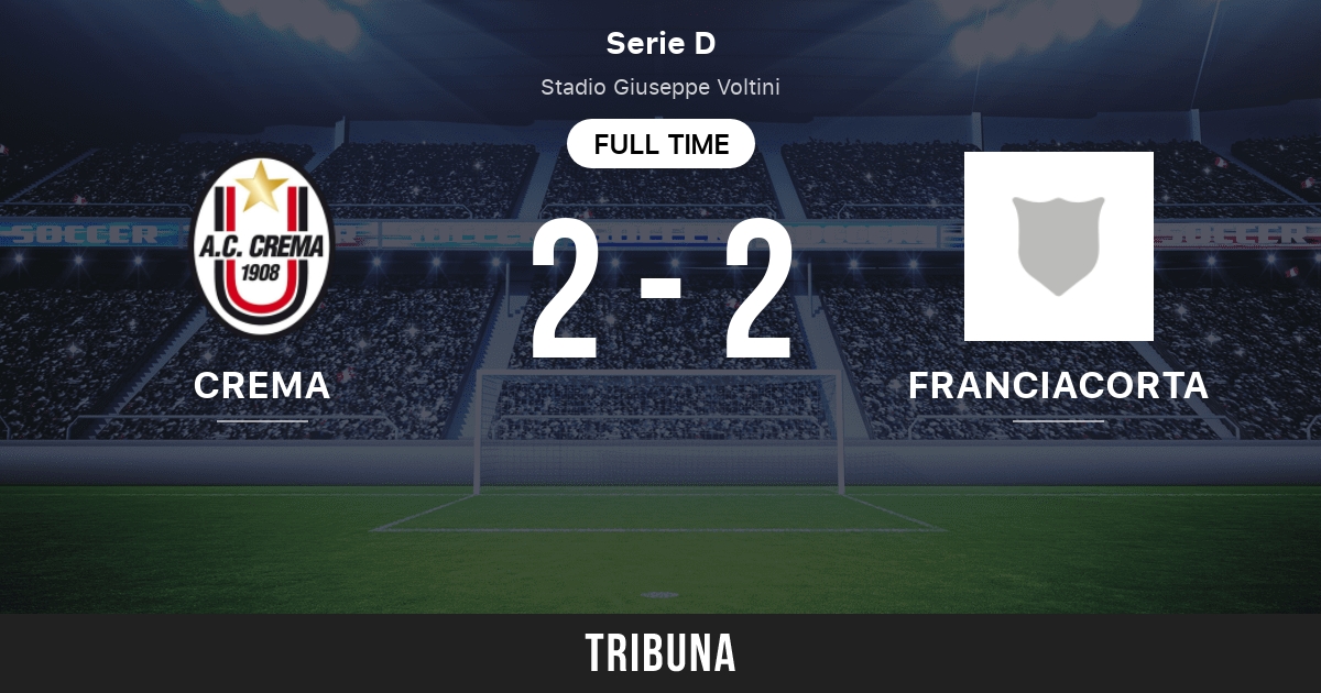 Crema vs Franciacorta: Live Score, Stream and H2H results 5/15/2022.  Preview match Crema vs Franciacorta, team, start time. Tribuna.com