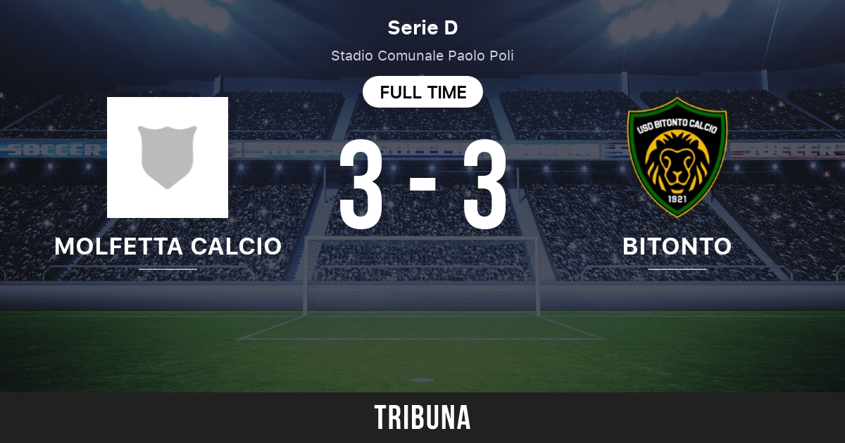 Bitonto vs Molfetta Calcio: Live Score, Stream and H2H results 2/13/2022.  Preview match Bitonto vs Molfetta Calcio, team, start time. Tribuna.com