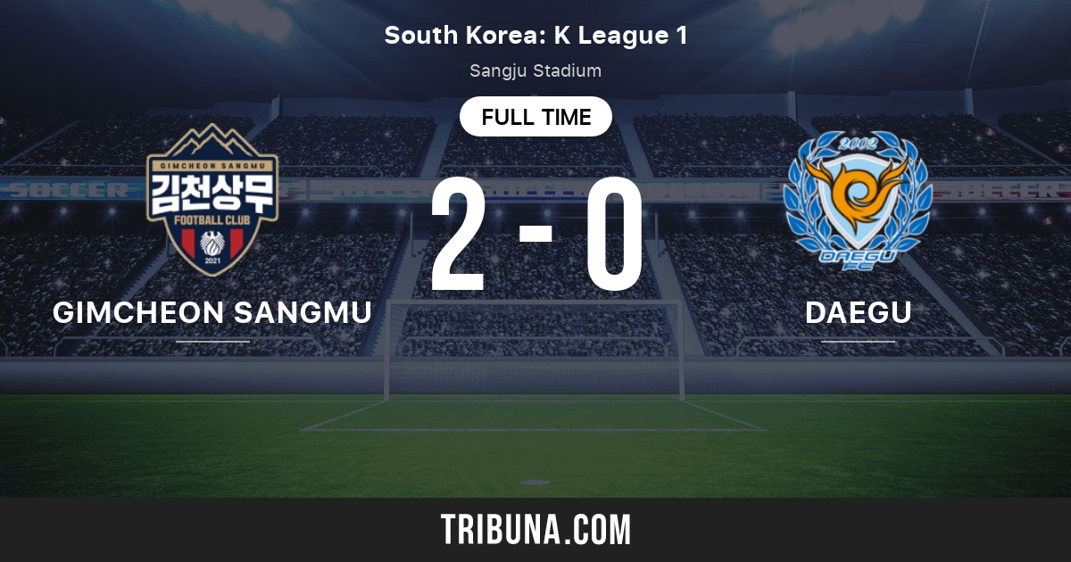 Sangju Sangmu Phoenix vs Daegu FC: Live Score, Stream and H2H results 7 ...