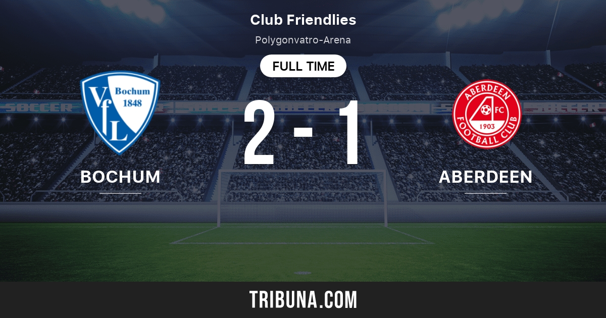 Bochum Vs Aberdeen Fc Live Score Stream And H2h Results 07 06 2011 Preview Match Bochum Vs Aberdeen Fc Team Start Time Tribuna Com