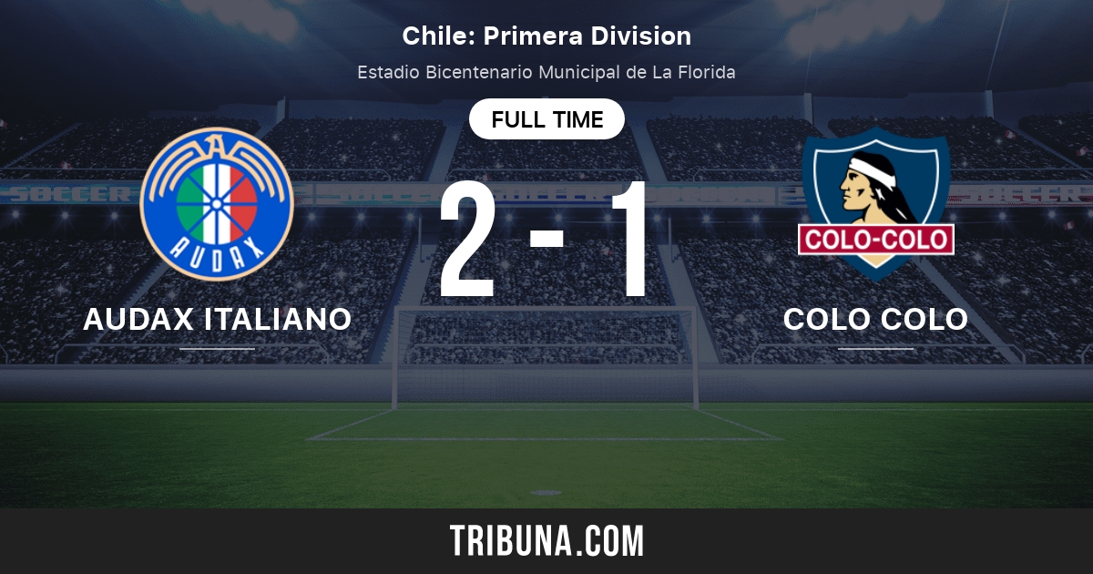 Audax Italiano Vs Colo Colo Live Score Stream And H2h Results 04 03 2011 Preview Match Audax Italiano Vs Colo Colo Team Start Time Tribuna Com