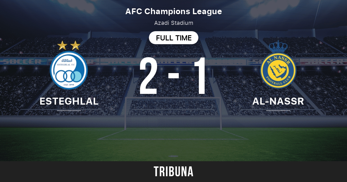 Esteghlal FC vs Al Nasr Riyad Match des statistiques face à face  5