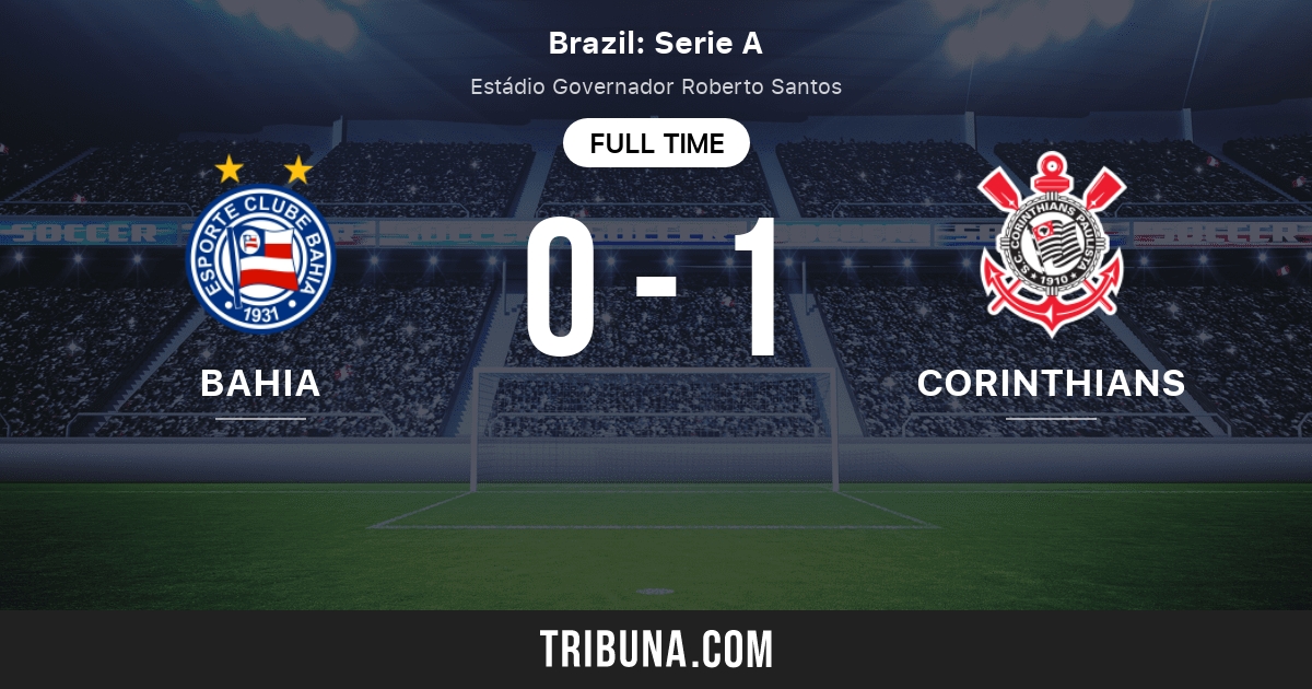 Ec Bahia Ba Vs Corinthians Sp Live Score Stream And H2h Results 06 30 2011 Preview Match Ec Bahia Ba Vs Corinthians Sp Team Start Time Tribuna Com