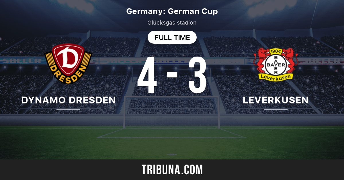 SG Dynamo Dresden vs Bayer Leverkusen: Standings in Germany. DFB Pokal