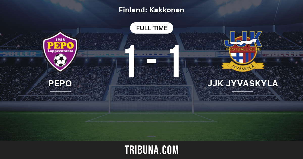 PEPO Lappeenranta vs JJK Jyvaskyla Marcador en vivo, Retransmisión y