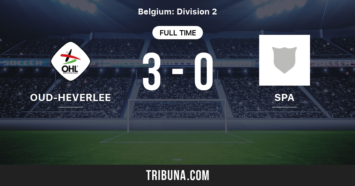 OudHeverlee vs Spa Standings in Second Amateur Division 1/11/2004