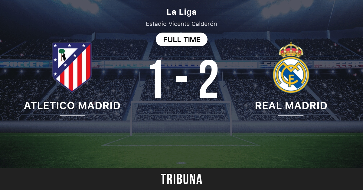 Atletico Madrid Vs Real Madrid Live Score Stream And H2h Results 04 17 2004 Preview Match Atletico Madrid Vs Real Madrid Team Start Time Tribuna Com