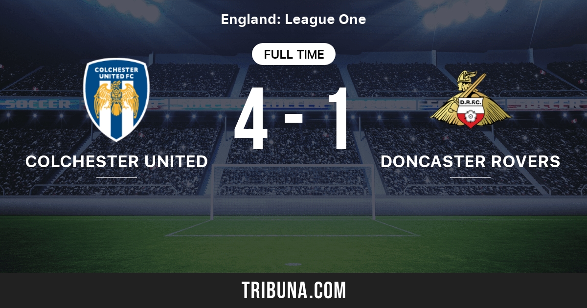 Colchester United vs Doncaster Rovers estadísticas del enfrentamiento