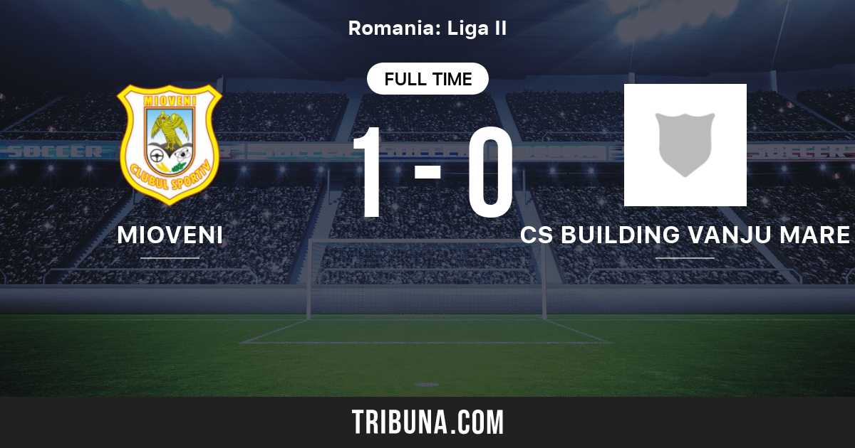 Cs Mioveni Vs Cs Building Vanju Mare Live Score Stream And H2h Results 10 16 2004 Preview Match Cs Mioveni Vs Cs Building Vanju Mare Team Start Time Tribuna Com
