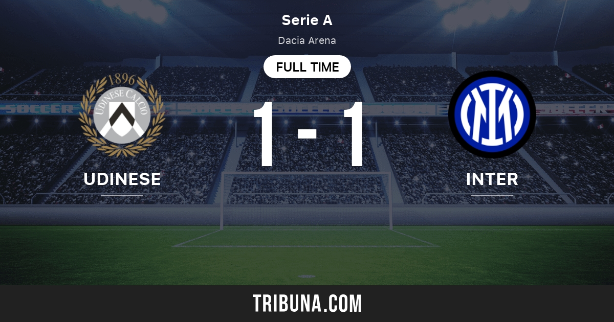 Udinese vs Inter Milan Live Score, Stream and H2H results 2/19/2005