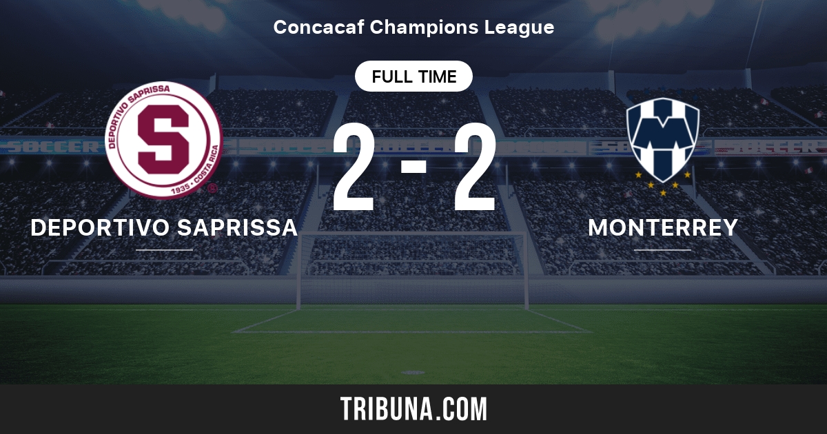 Deportivo Saprissa vs CF Monterrey Live Score, Stream and H2H results