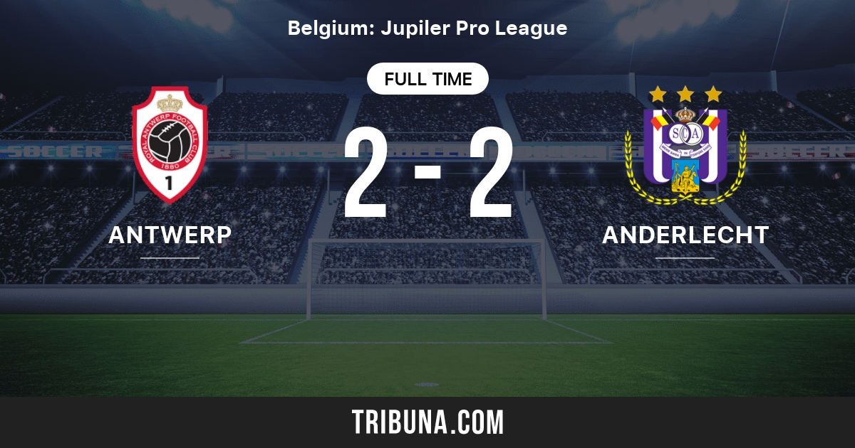 Antwerp Vs Anderlecht Head To Head Statistics Match 08 19 1989 Tribuna Com