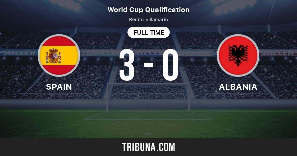 Spain vs Albania: Live Score, Stream and H2H results 4/22 ...