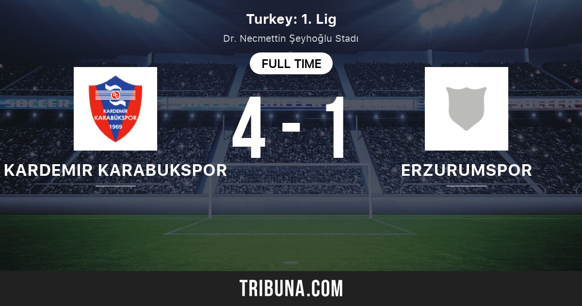 Kardemir Karabukspor Vs Erzurumspor Live Score Stream And H2h Results 08 30 1992 Preview Match Kardemir Karabukspor Vs Erzurumspor Team Start Time Tribuna Com