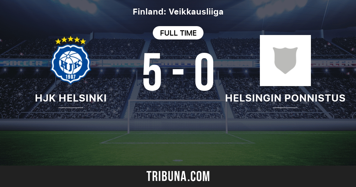 HJK Helsinki vs Helsingin Ponnistus: Head to Head ...