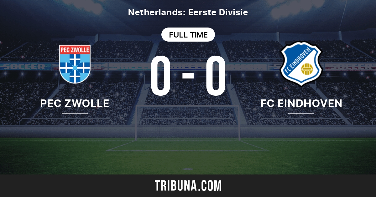 PEC Zwolle vs FC Eindhoven Score en direct, Stream et résultats H2H 3