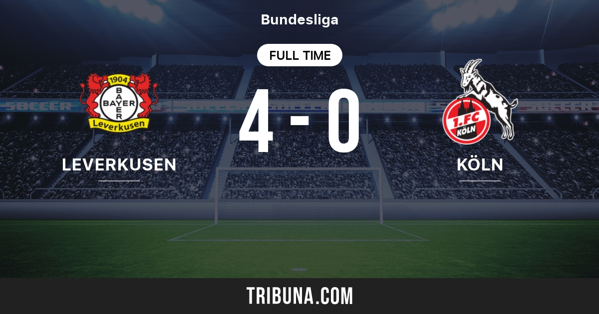 Bayer Leverkusen vs FC Köln Live Score, Stream and H2H results 11/11