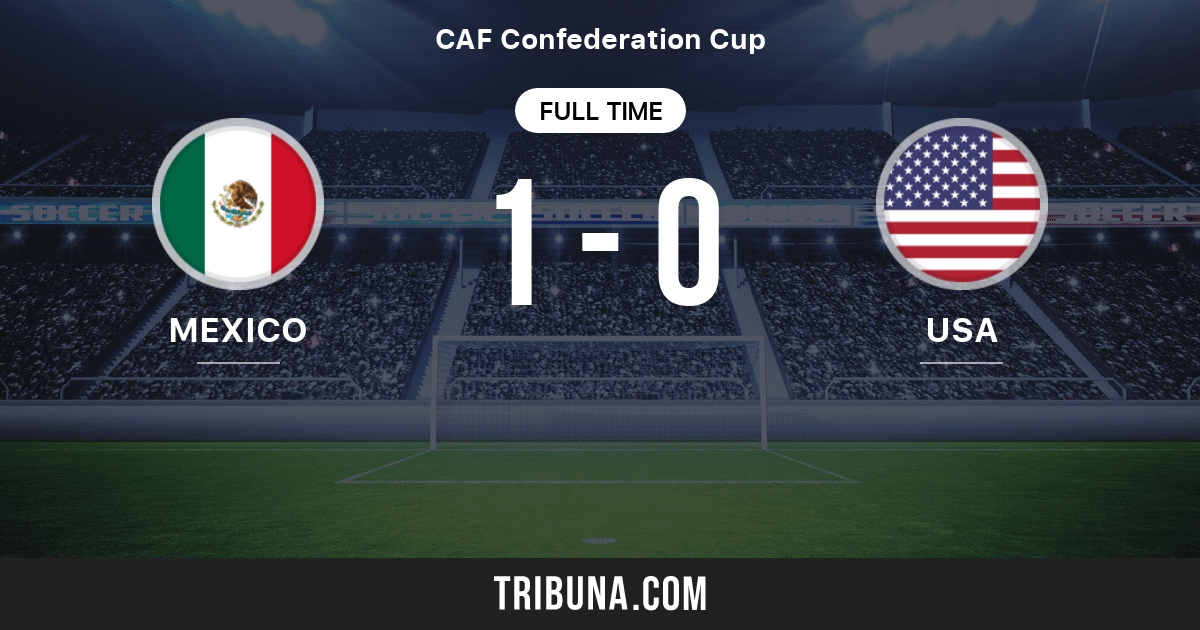 Mexico vs USA: Live Score, Stream and H2H results 08/01 ...