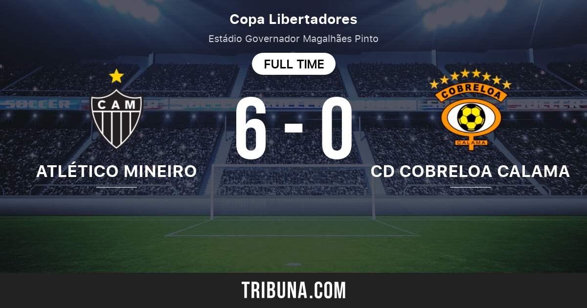 Atletico Mineiro MG vs CD Cobreloa Calama: Standings in ...